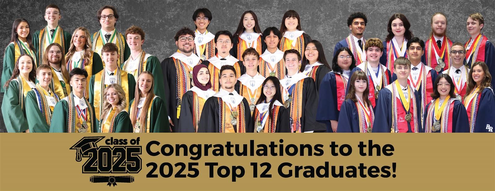 Top 12 Graduates Class of 2025
